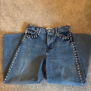 Reformation Cary High Rise Slouchy Wide Leg Jeans